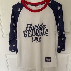 Florida Georgia Line Official Concert Shirt EUC!